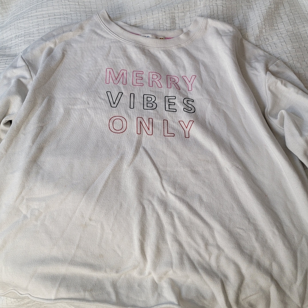 Christmas merry vibes only sweater